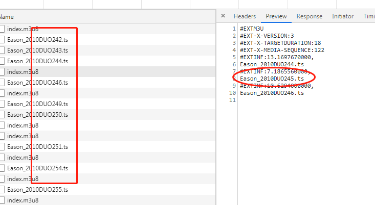 php寫入m3u8文件，播放跳幀問題