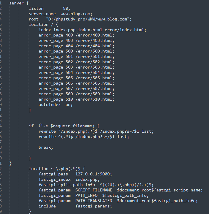 配置 nginx.conf文件了 重啟Nginx重不了的