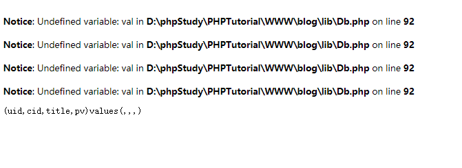 $fields = $values = [];這條代碼一直定義不了，一直報錯，老師的源碼也是被報錯的,執行不了,請問該怎么解決這個問題