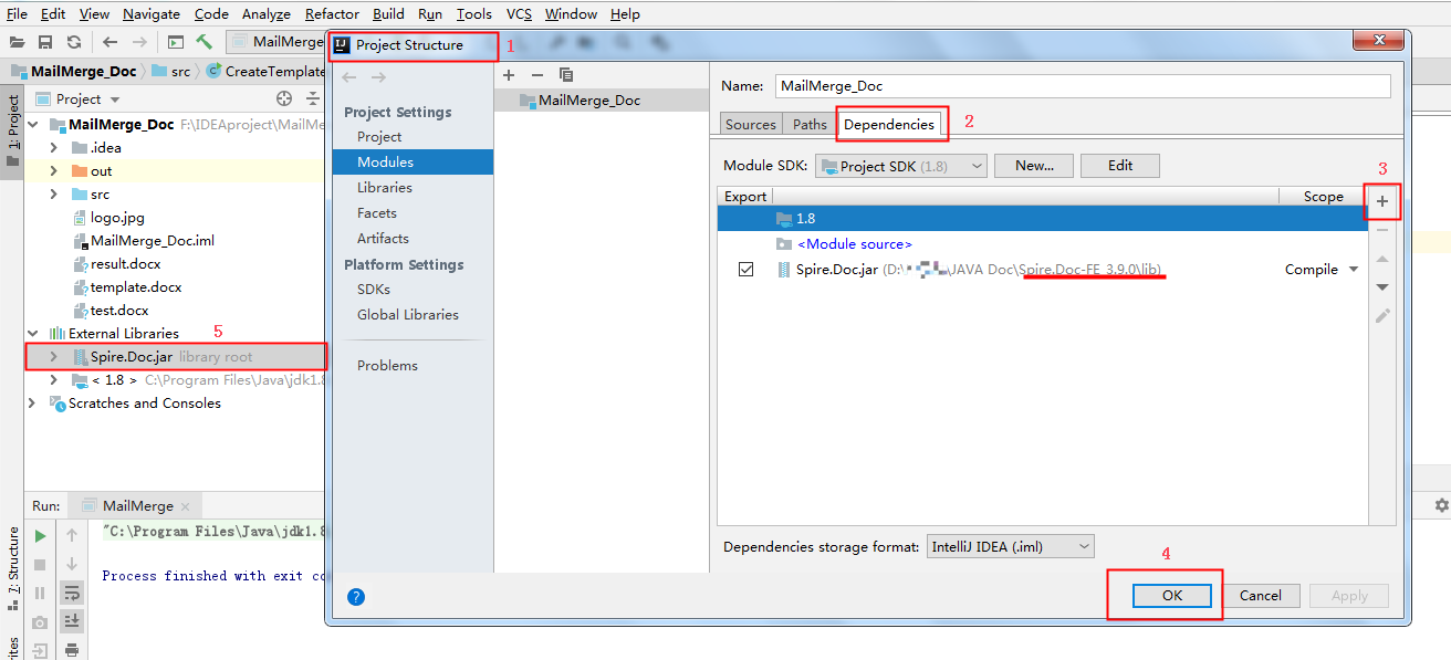Java 在Word中創建郵件合并模板并合并文本和圖片的操作方法
