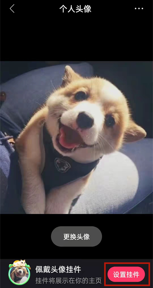 快手頭像掛件怎么取消