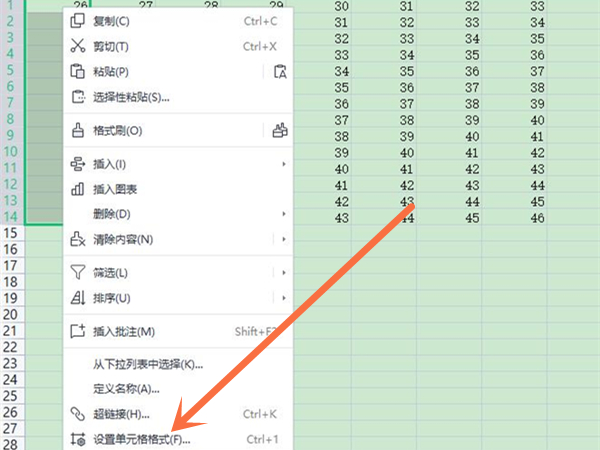 單元格格式怎么設置成文本格式