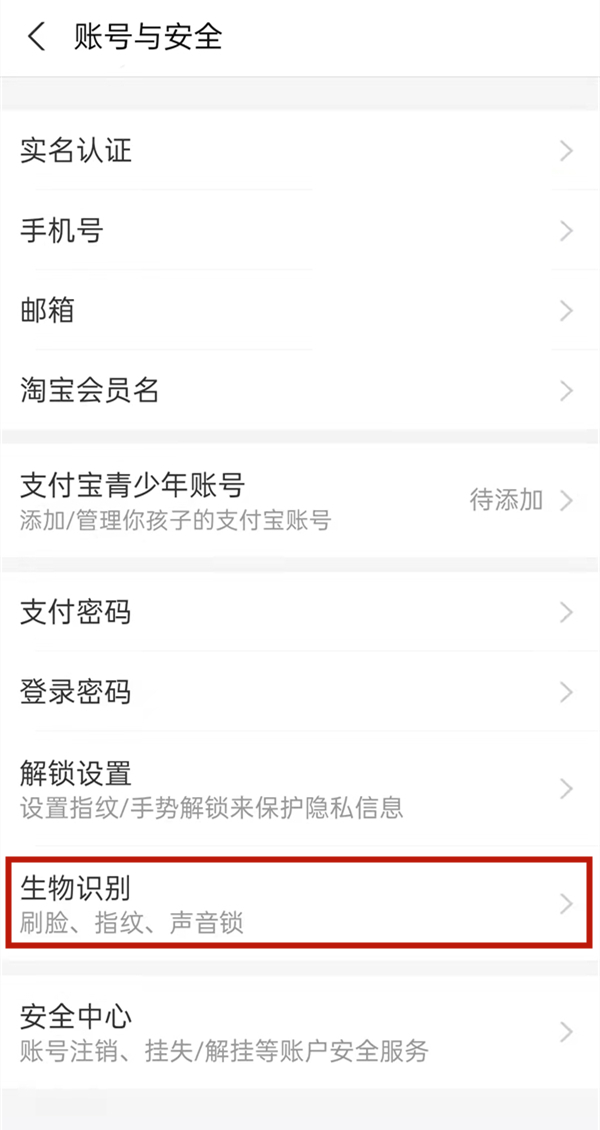 支付寶人臉識別怎么開通