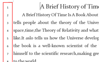 Word文檔怎么添加行號設置?