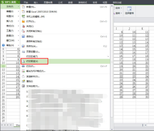 Wps打印區(qū)域怎么設置？