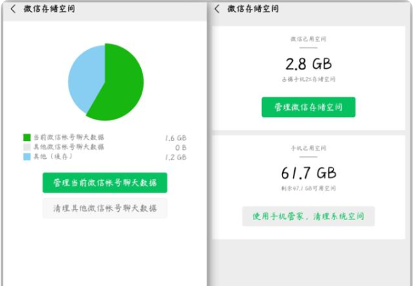 怎么清理微信內(nèi)存空間的方法