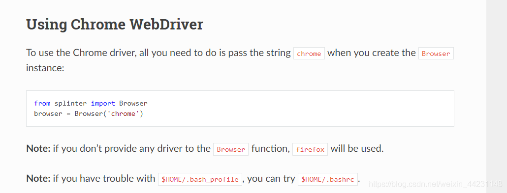 Python測試開源工具splinter安裝與使用教程