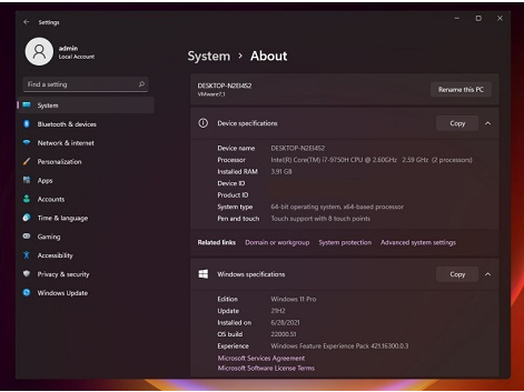 Win11系統(tǒng)怎么查看電腦配置?Win11查看電腦配置步驟
