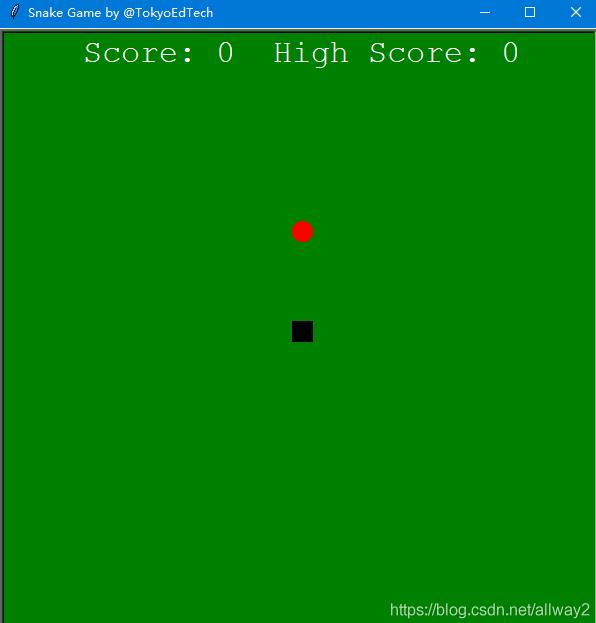 Python turtle實現(xiàn)貪吃蛇游戲