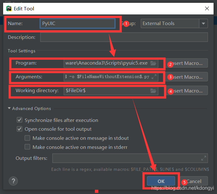 python3+PyQt5+Qt Designer實現界面可視化