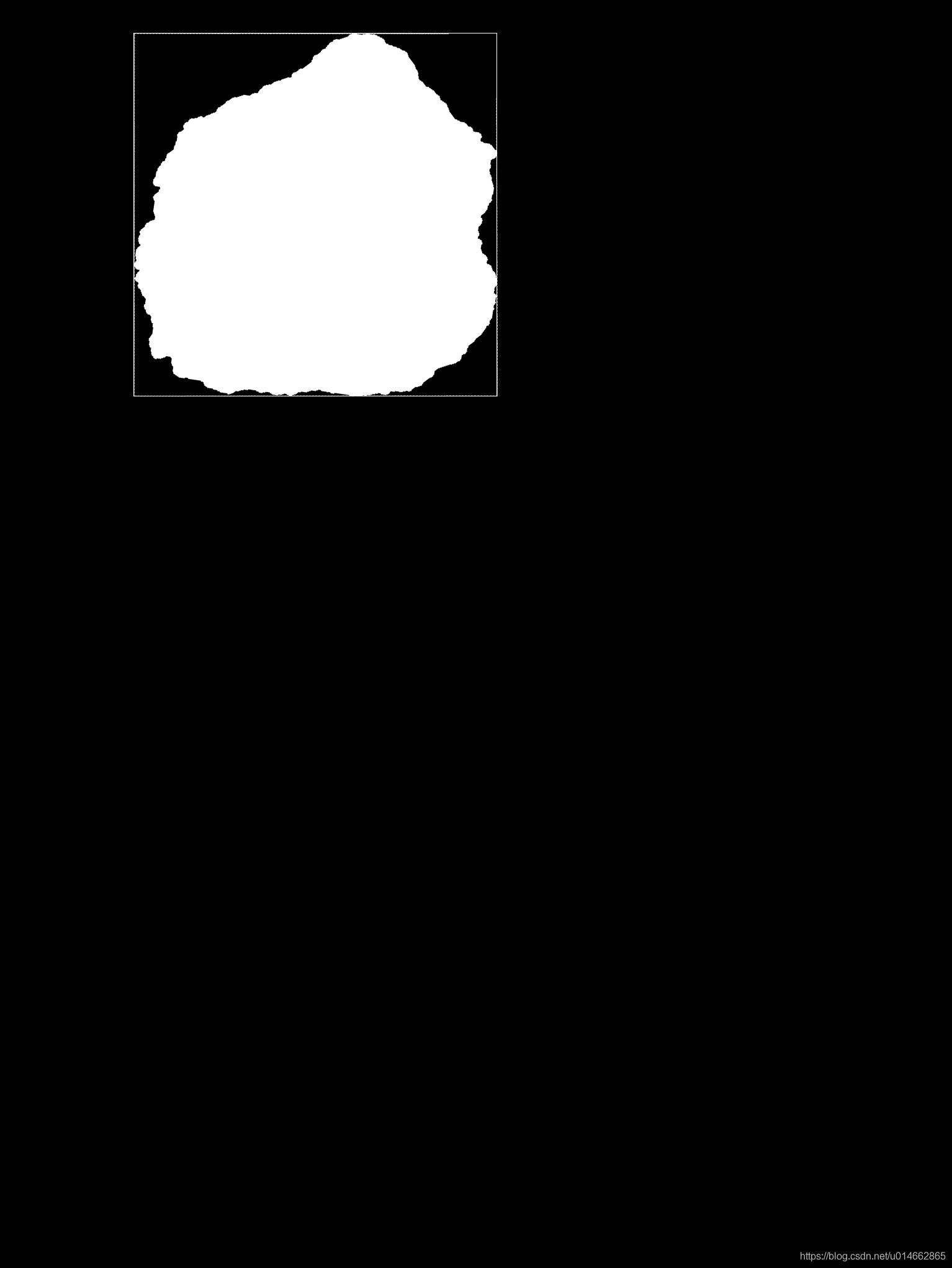 python四個坐標點對圖片區域最小外接矩形進行裁剪