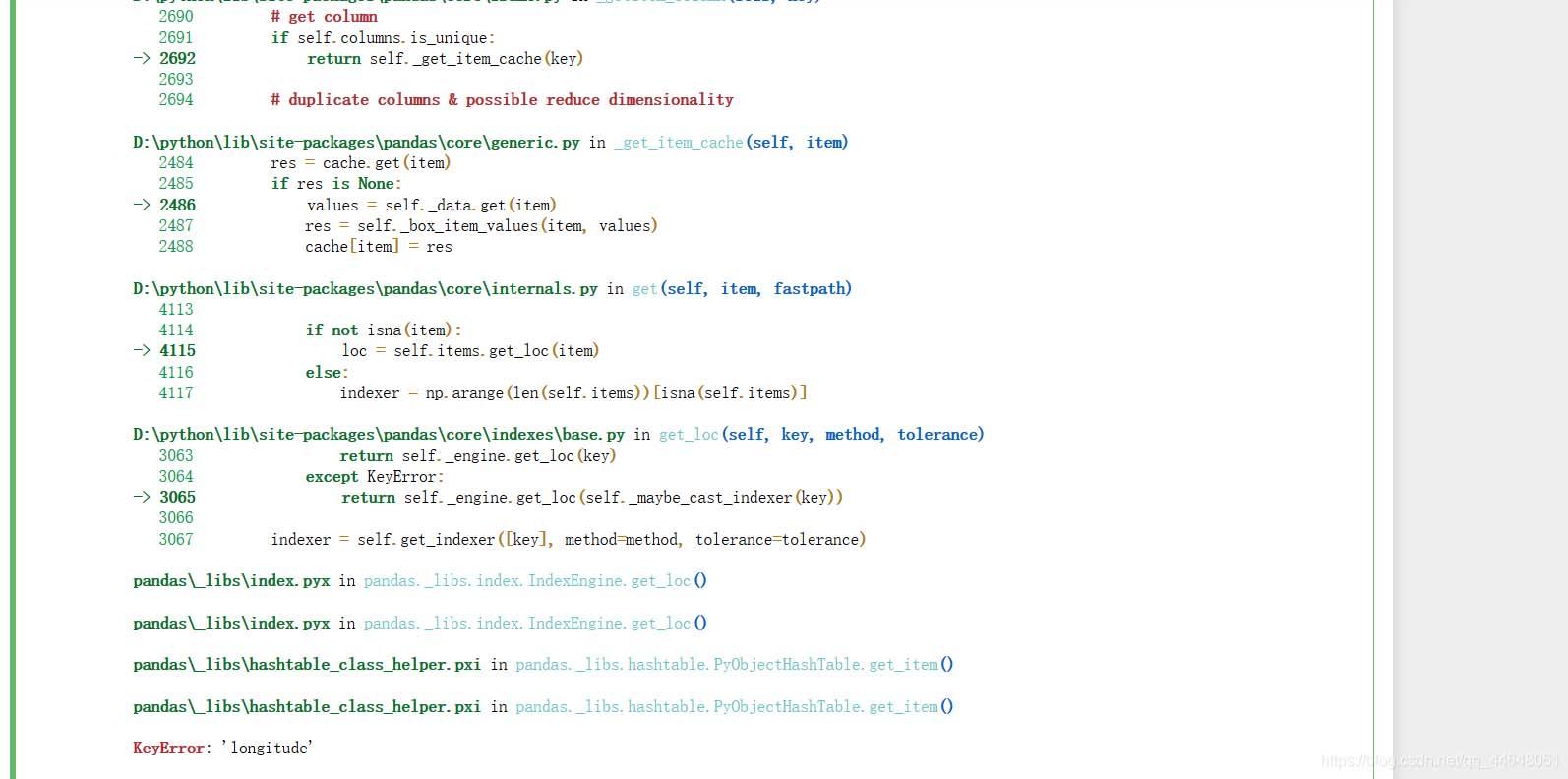 解決Python字典查找報Keyerror的問題