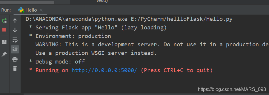 python+flask編寫接口實例詳解