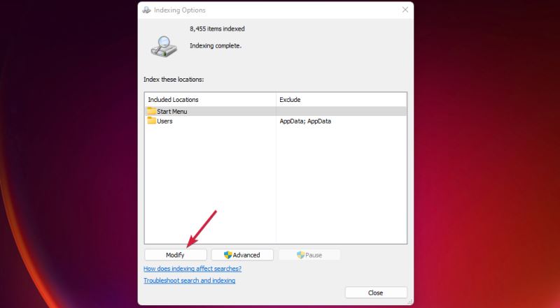 Win11如何更改文件索引以加快搜索速度？