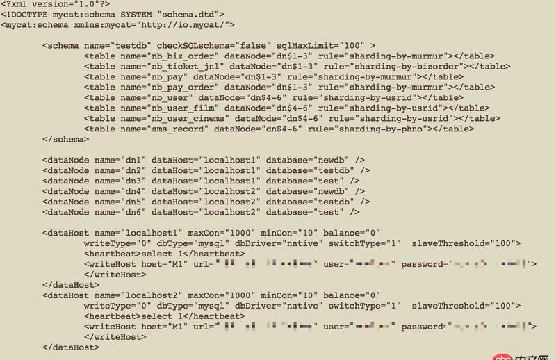 mycat配置分表,底層mysql,查詢出現數組溢出異常,求解原因?