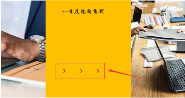 PPT如何制作數字滾動效果