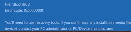 Win10藍(lán)屏winload.efi 0xc000000f如何修復(fù)？