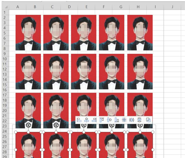 使用Excel如何打印一寸和兩寸的證件照