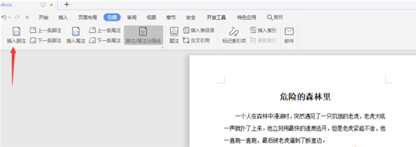 如何在WPS Word中設置腳注？