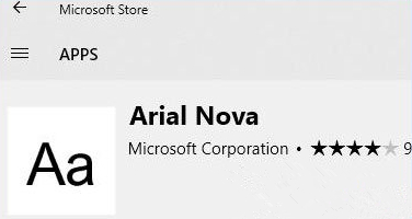 Win10如何從微軟商店下載字體？Win10從微軟商店下載字體的方法