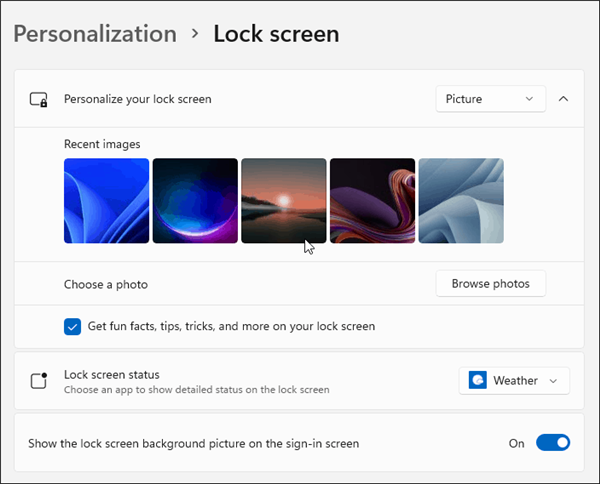 怎么更改Windows11鎖屏壁紙？更改Windows11鎖屏壁紙方法教程