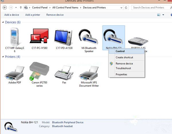 Win8藍牙耳機能配對不能連接怎么解決？
