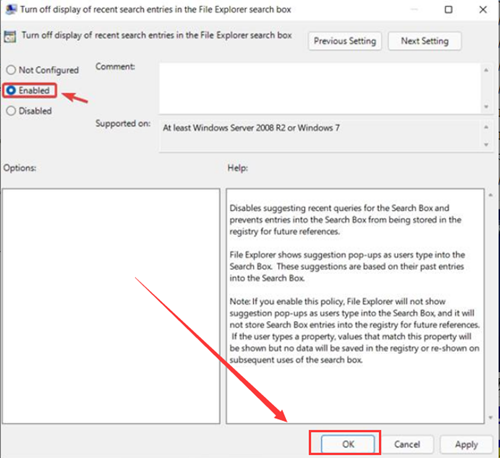 Win11如何禁用資源管理器歷史搜索？Win11禁用資源管理器歷史搜索的方法