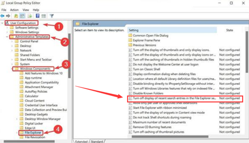 Win11如何禁用資源管理器歷史搜索？Win11禁用資源管理器歷史搜索的方法