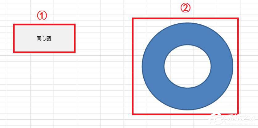 Excel表格怎么用VBA代碼插入同心圓?
