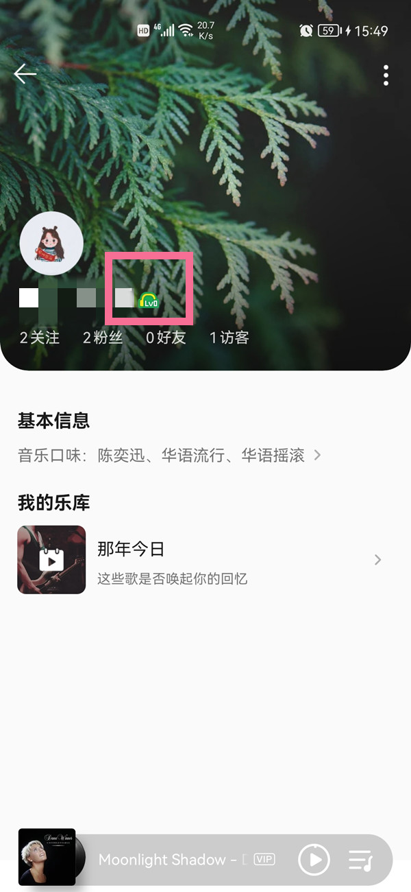 qq音樂等級在哪里看2021