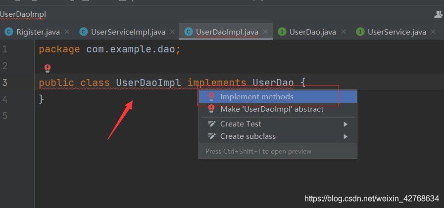 android 仿微信demo——注冊功能實現(服務端)