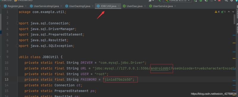 android 仿微信demo——注冊功能實現(服務端)