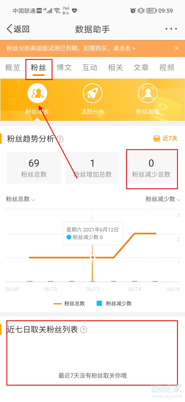 2021微博怎么看取關的粉絲