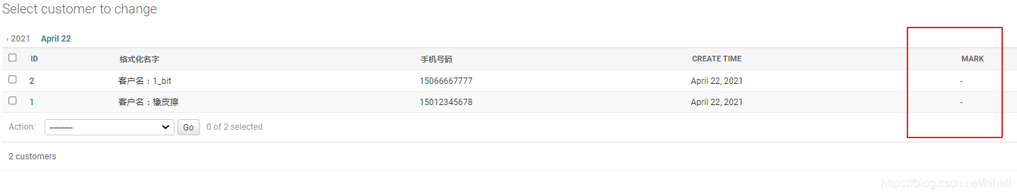 Python Django 后臺管理之后臺模型屬性詳解