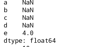 python-pandas創建Series數據類型的操作
