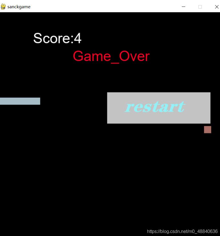 python實(shí)現(xiàn)簡單的貪吃蛇游戲