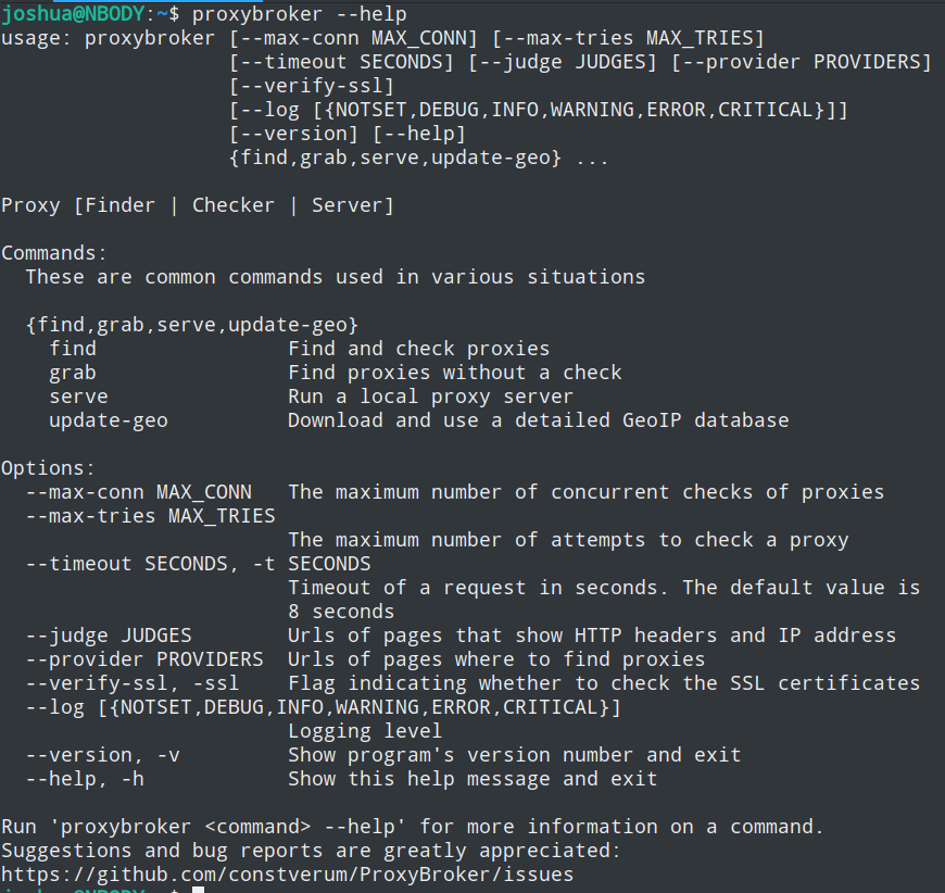 python利用proxybroker構建爬蟲免費IP代理池的實現