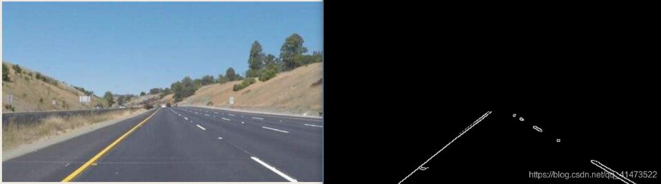 python+opencv實現車道線檢測