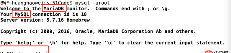 mysql - mac 使用brew安裝Mariadb問題.