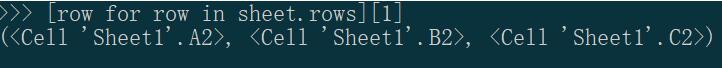 python 利用openpyxl讀取Excel表格中指定的行或列教程