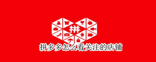 拼多多怎么看關(guān)注的店鋪