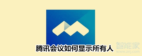 騰訊會議如何顯示所有人