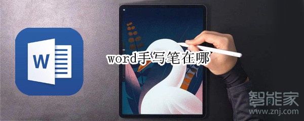 word手寫(xiě)筆在哪