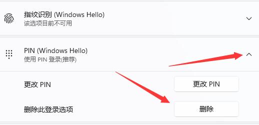 Win11如何取消pin碼登錄?Win11取消pin碼登錄的方法