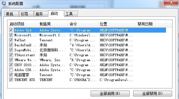 Win7電腦開機啟動項要怎么設置？