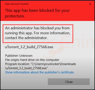 如何修復Windows10中的“此應用程序已被阻止以保護您”？