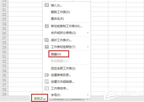 wps表格標簽怎么隱藏?wps表格標簽隱藏的兩種方法