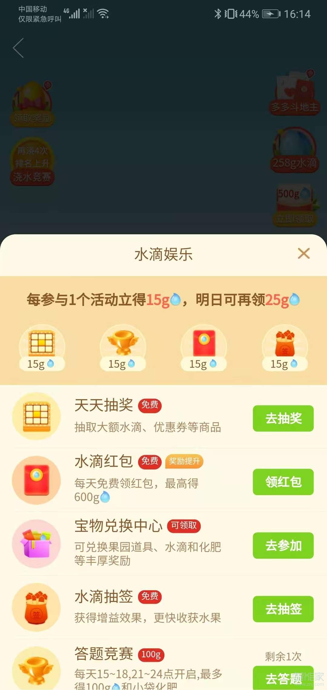 拼多多果園一鍵澆水在哪里