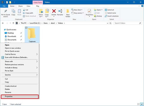 Win10怎么更改捕獲文件夾位置？Win10更改捕獲文件夾位置的方法