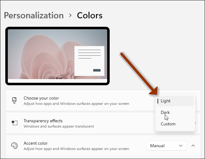 Win11系統黑暗模式怎么設置?